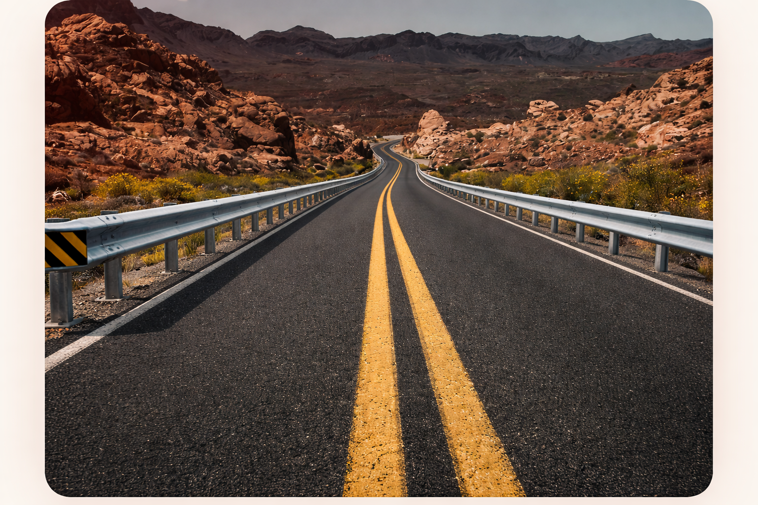 Metal Beam Crash Barriers